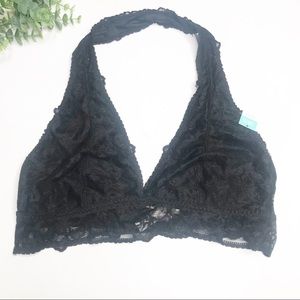 Victoria's Secret | Black Halter Lace Bralette new